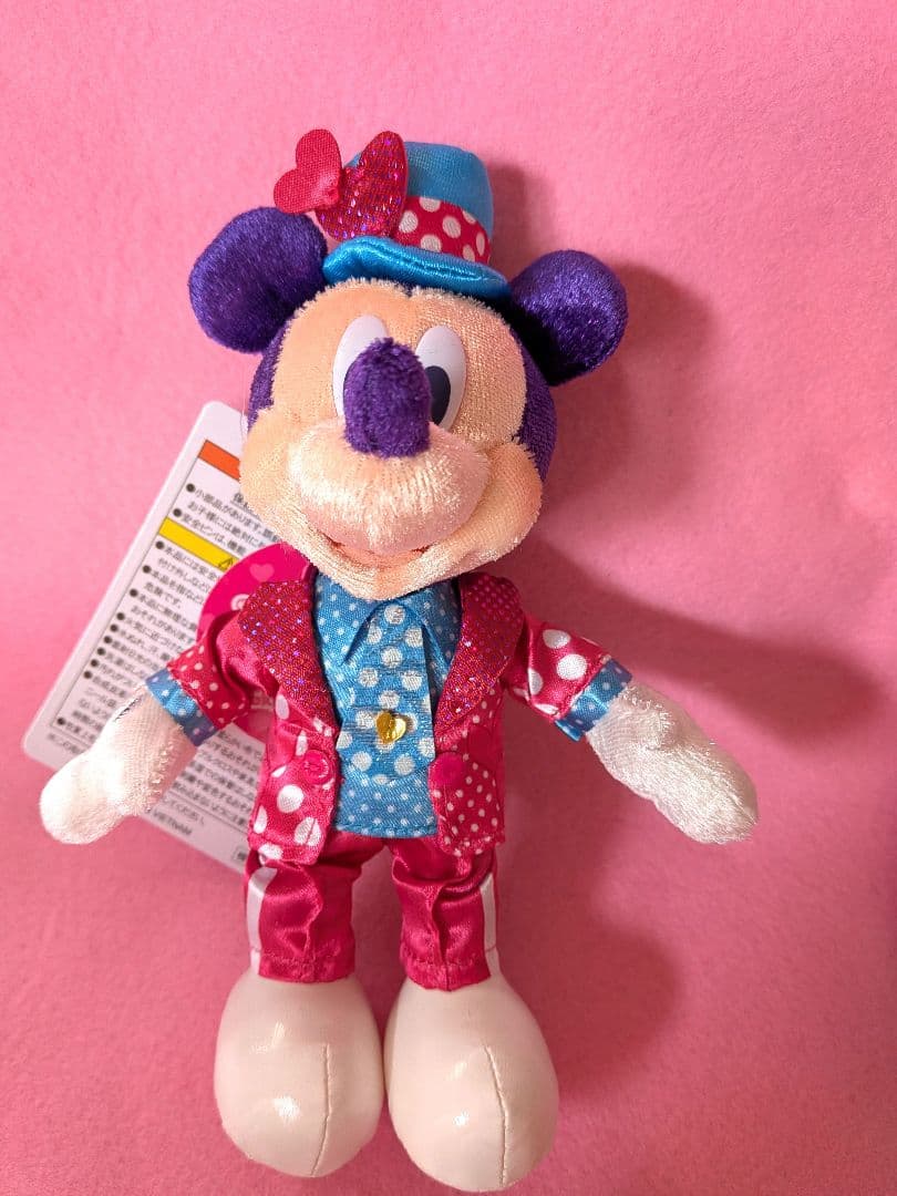 東京ディズニー パルパルーザファンダーランド　ミッキー＆ミニー ぬいぐるみバッジ