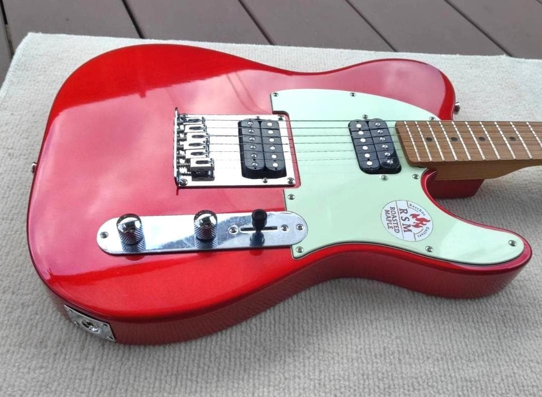 ✨未使用✨バッカス テレキャスター ハムバッカーPUx2 ラメ入レッドメタリック