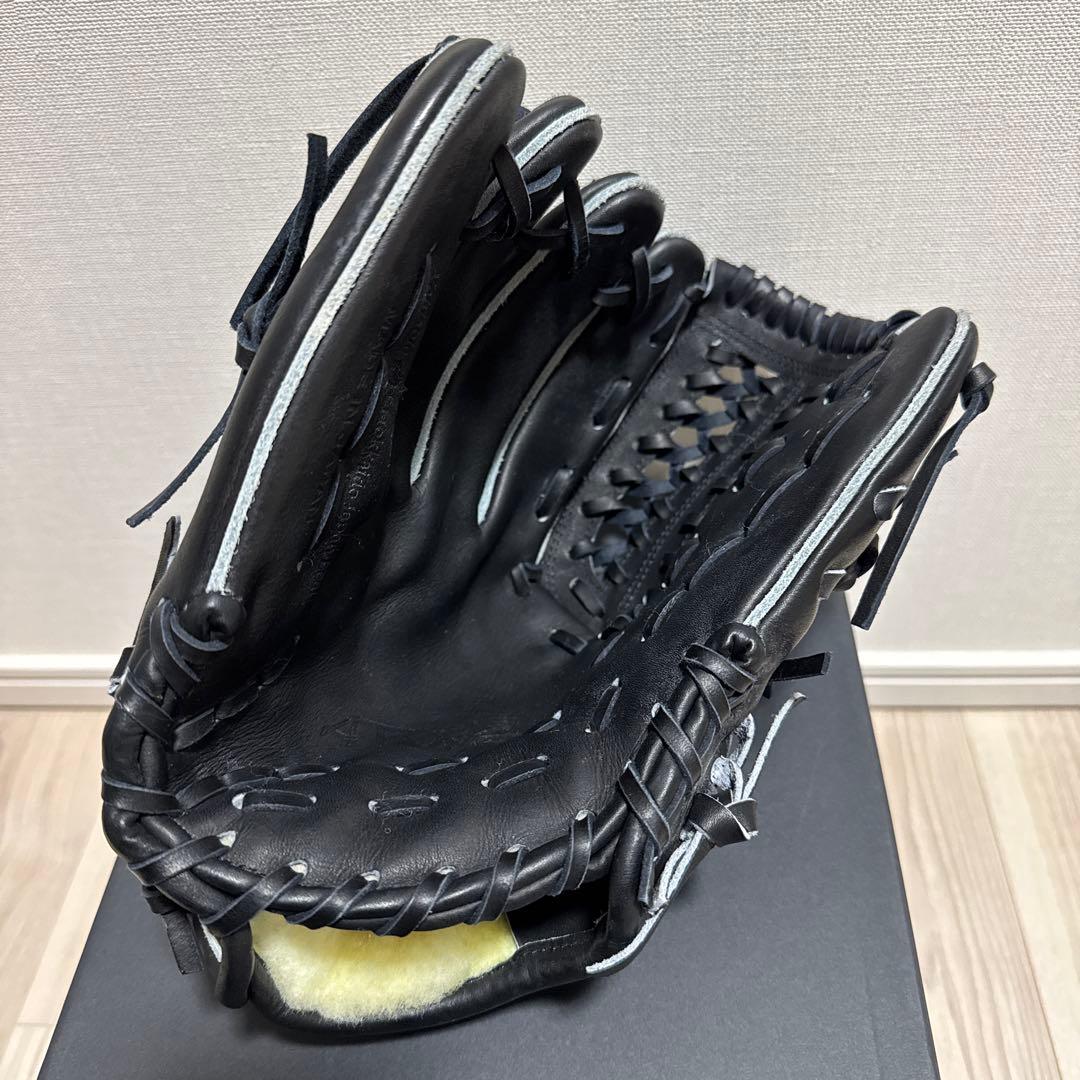 美品　ATOMS 硬式野球グローブ 左投げ　黒