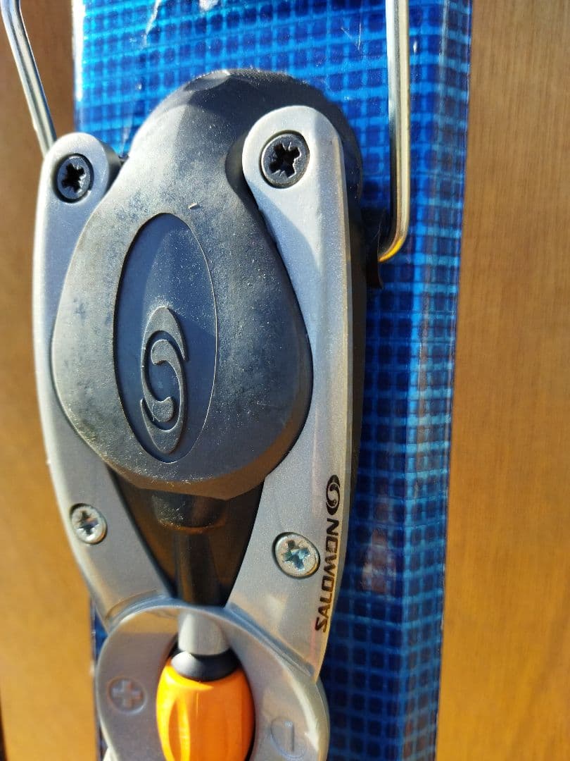 サロモン　SALOMON　ショートスキー　青　スポーツ