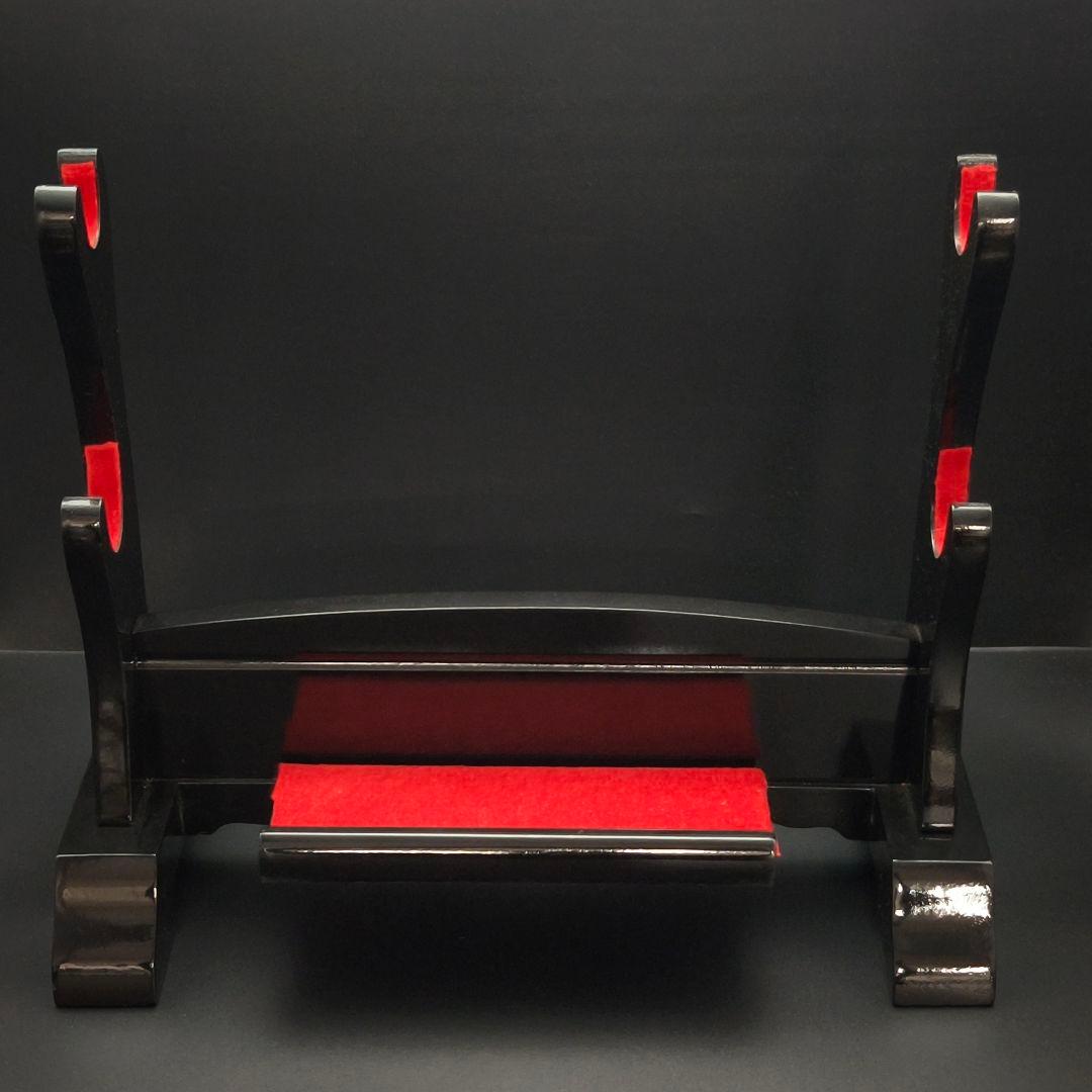 刀掛台　二本掛　組み立て式　横2本　掛け用 刀掛け　美術刀