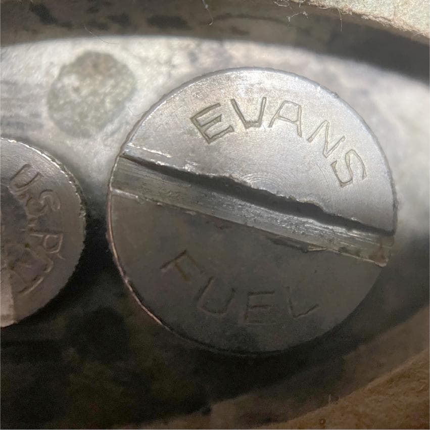 50年代 EVANS 卓上ライター ヴィンテージ 銀メッキ