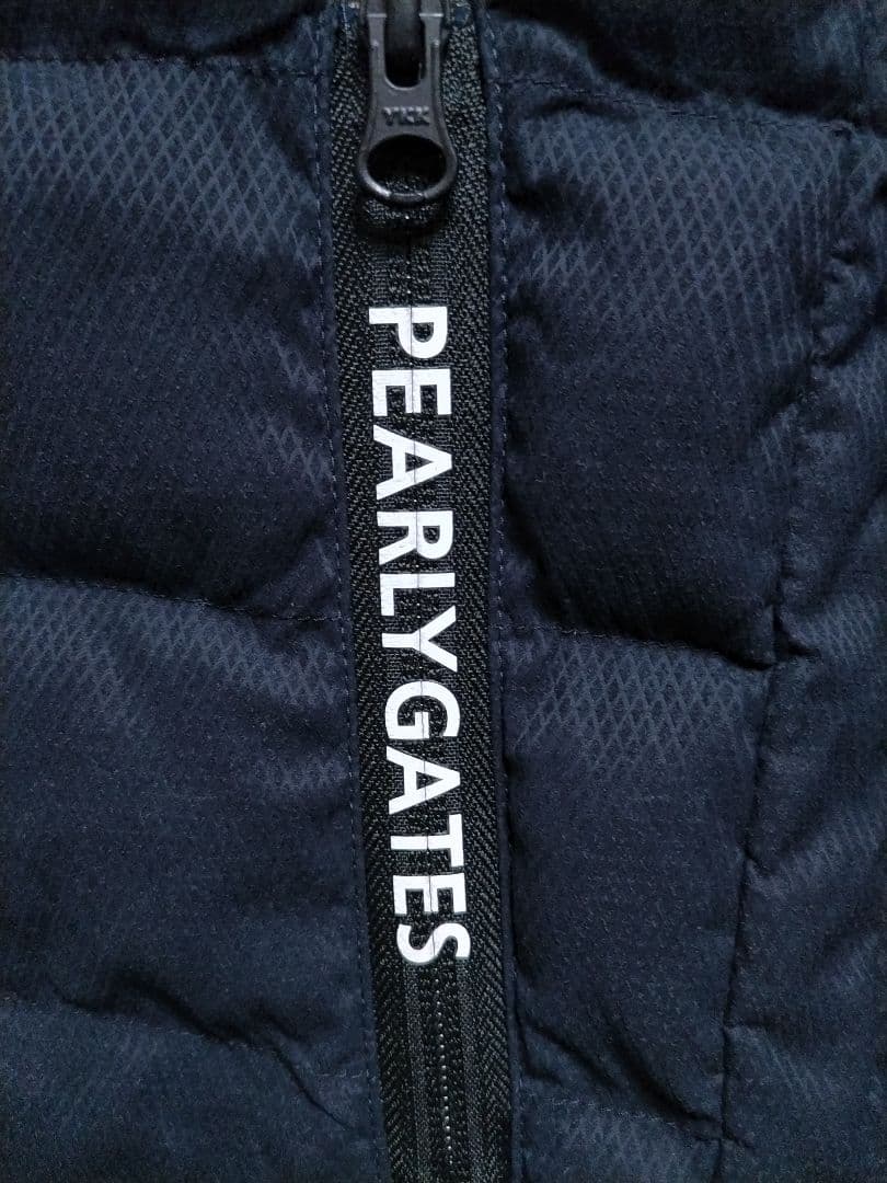 美品　パーリーゲイツ　中綿　パーカー　ネイビー