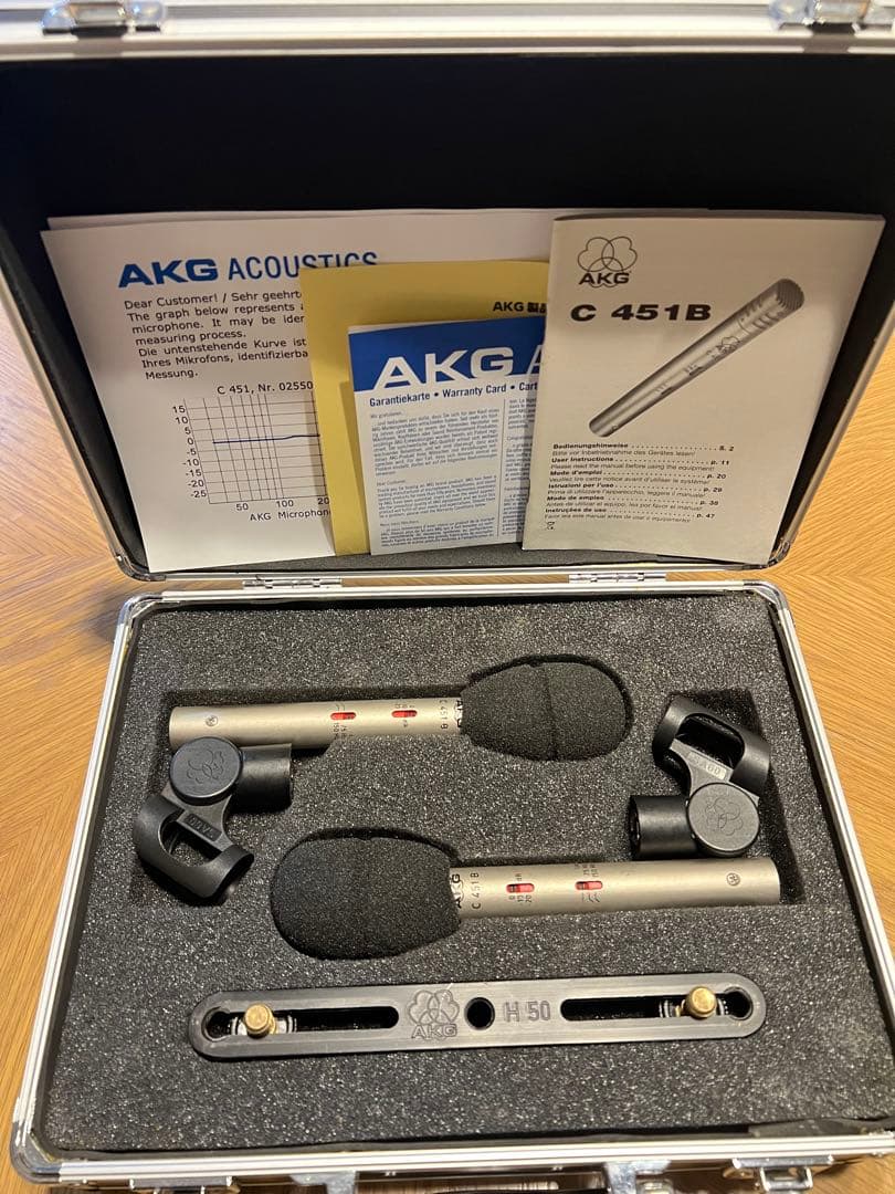 AKG C451B Stereo Pair 美品