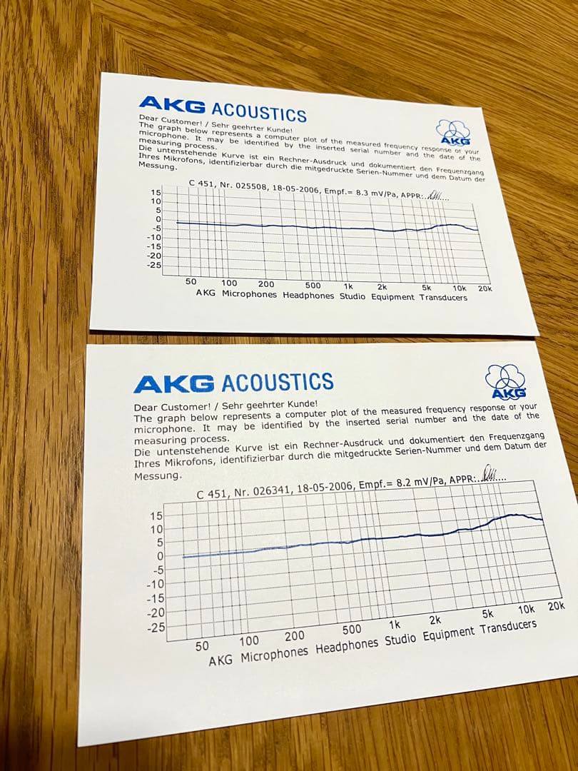 AKG C451B Stereo Pair 美品
