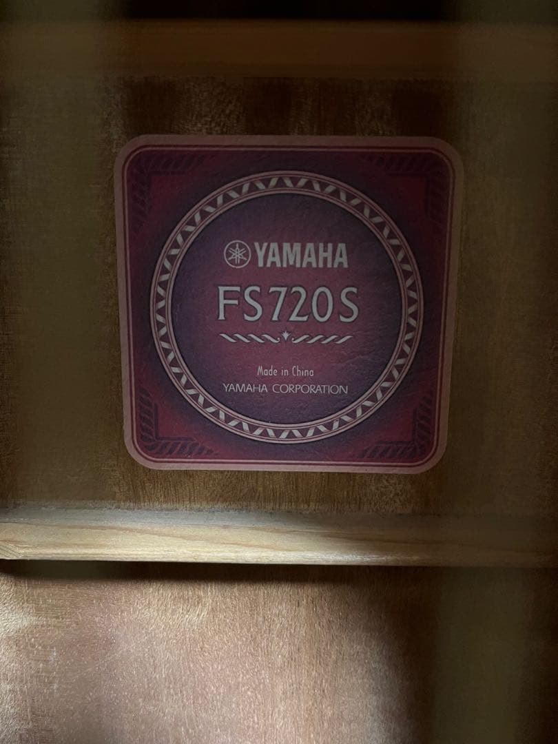 YAMAHA ヤマハ アコースティック ギター FS720S ケース・付属品あり