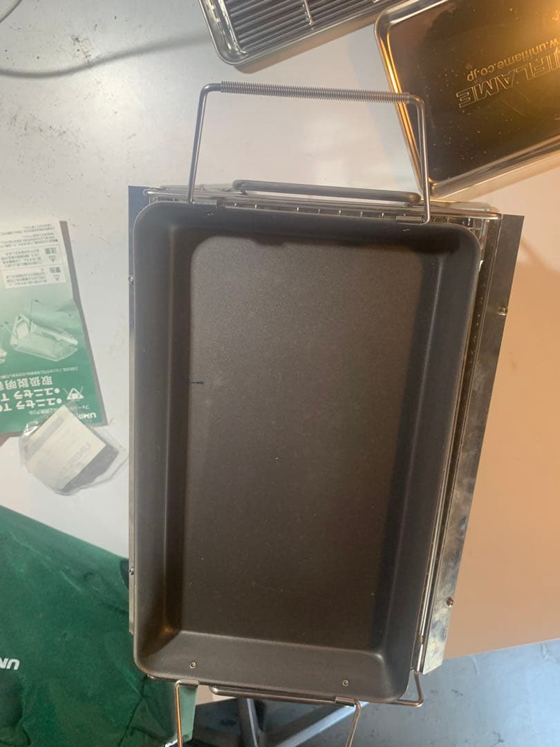 貴重　UNIFLAME ユニセラ　初期　サイドトレイ2枚　グリルパン　セット