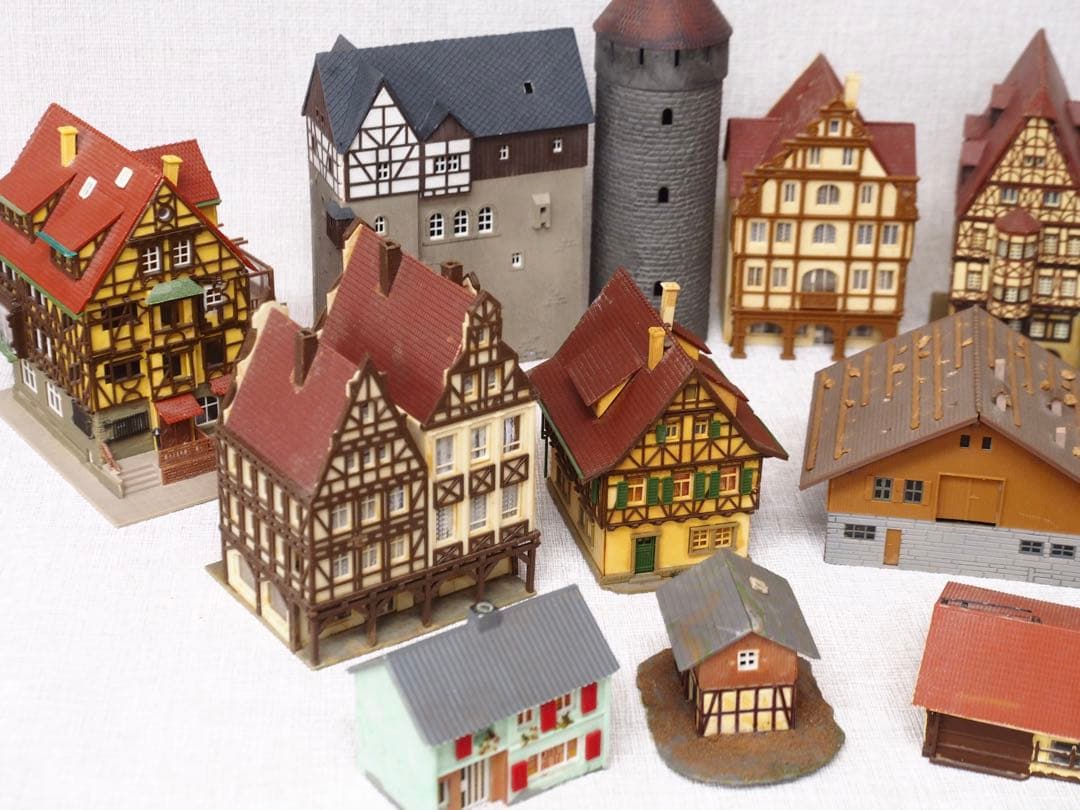 Nゲージ 建物 ストラクチャー セット ジオラマ用 B