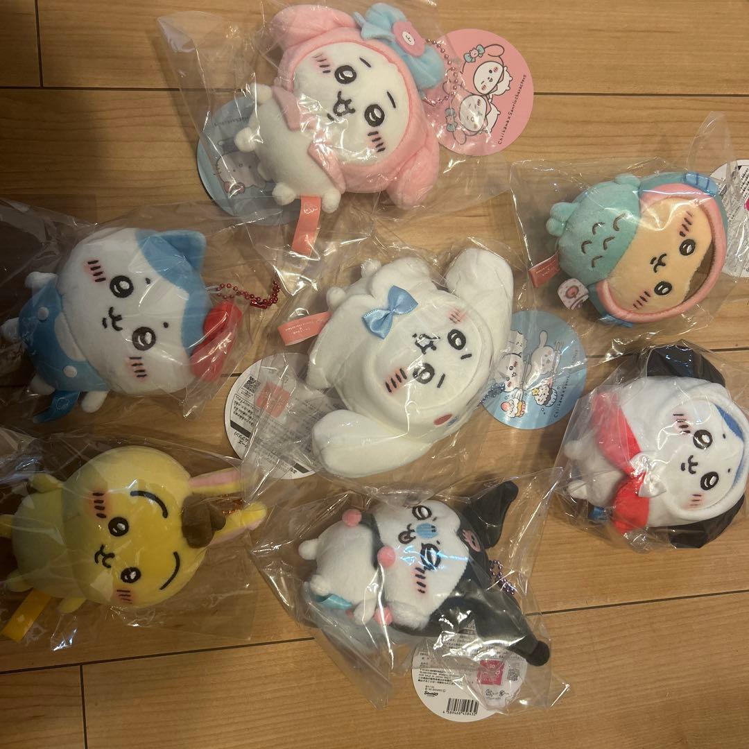 ぷちミニマスコット 7種セット ちいかわ サンリオキャラクター コラボ 第1弾