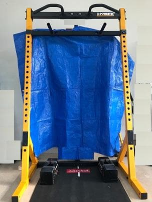 パワーテック社のハーフラックに適合するディプス＆チニングバー