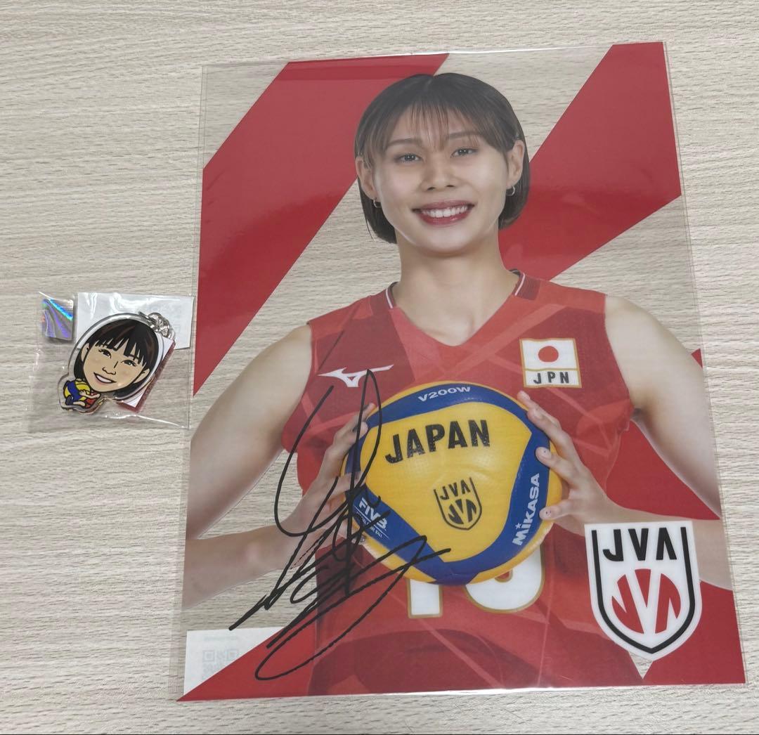 女子バレー日本代表 モバガチャ 和田由紀子 クリアポスター アクリルキーホルダー