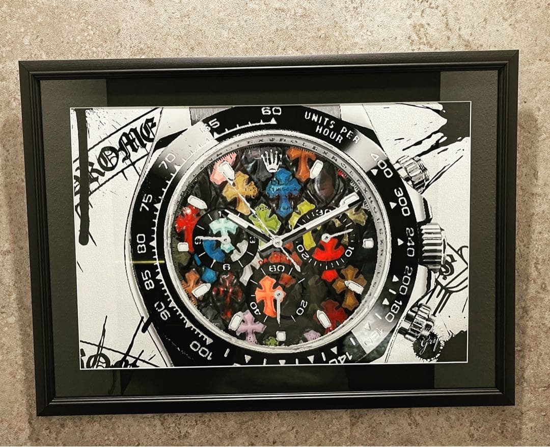 Grysonアート2.5Lロレックスデイトナクロムハーツパロディオマージュアート
