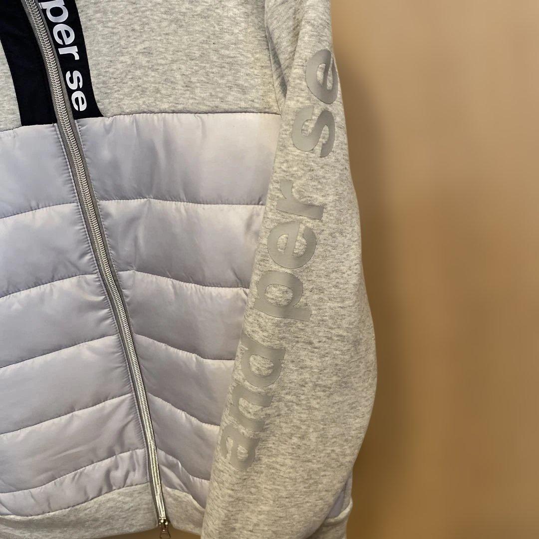 and per se アンパシィ ゴルフウェア 中綿入りダブルジップパーカー