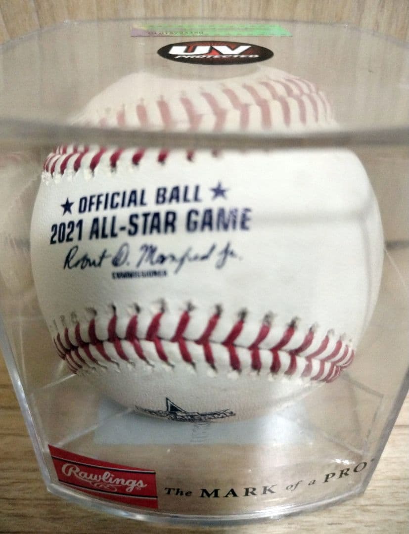 【新品】2個 2021年 MLBオールスター公式球＆大谷選手プリントボールセット