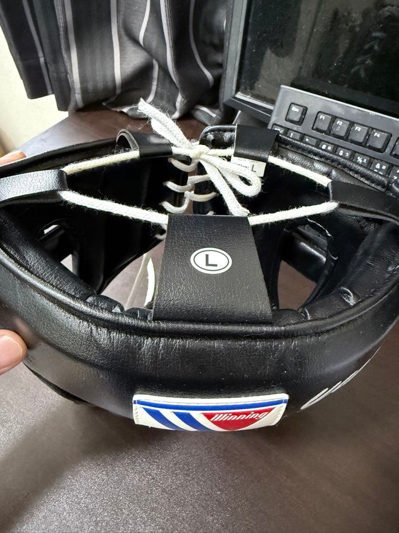 Winning ヘッドギア Lサイズ ブラック　美品