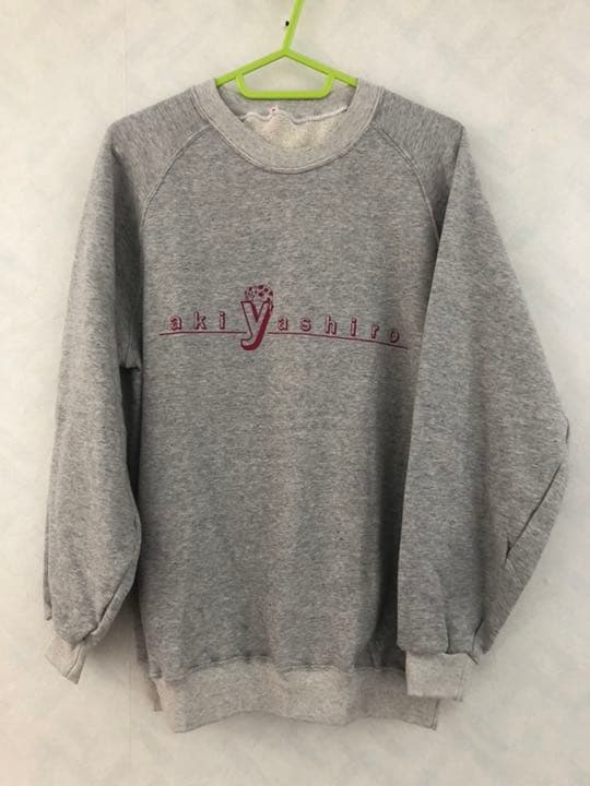 八代亜紀 トレーナー サイズL 猫 スウェット 希少