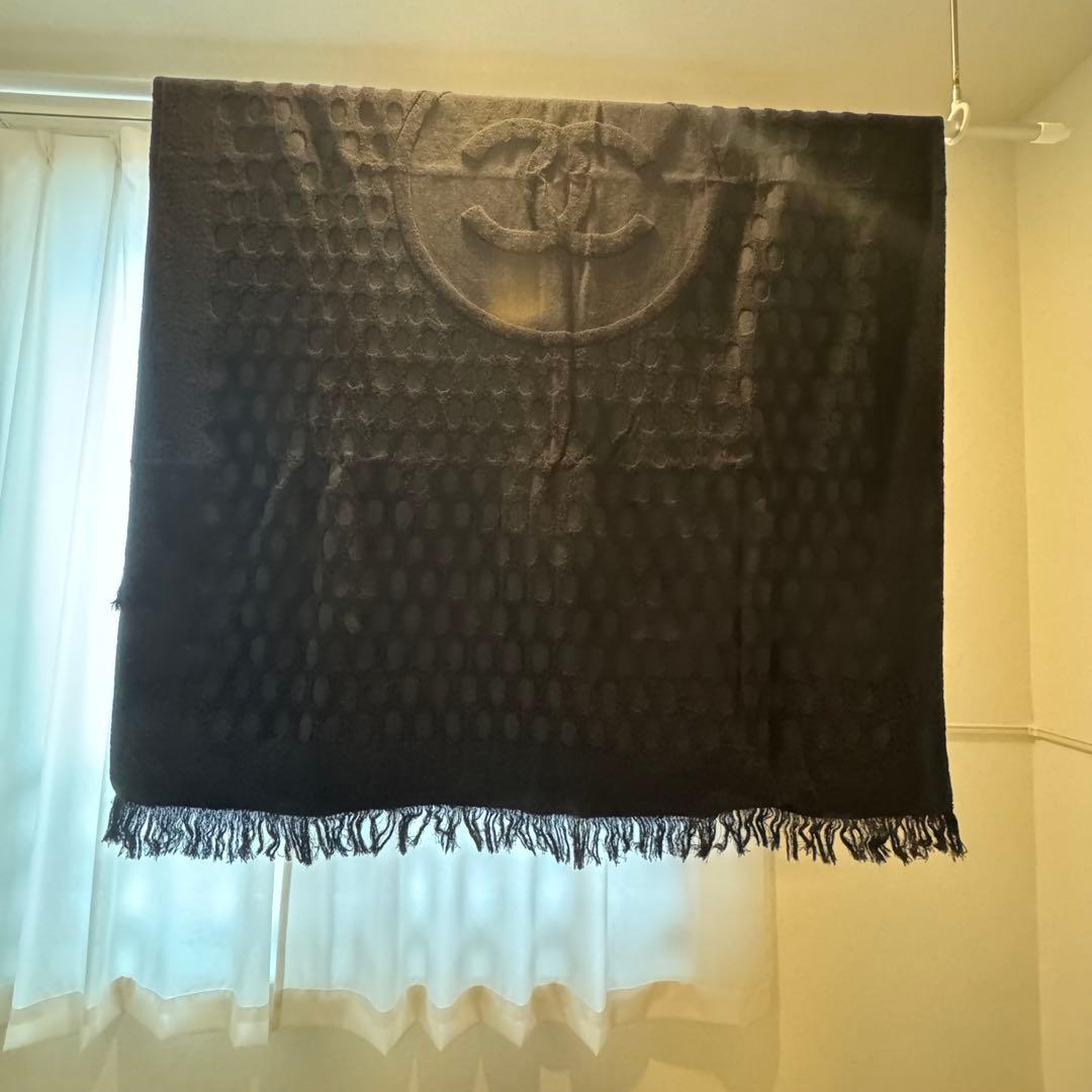 【新品未使用】CHANEL ビーチタオル 大判 ポーチ付き