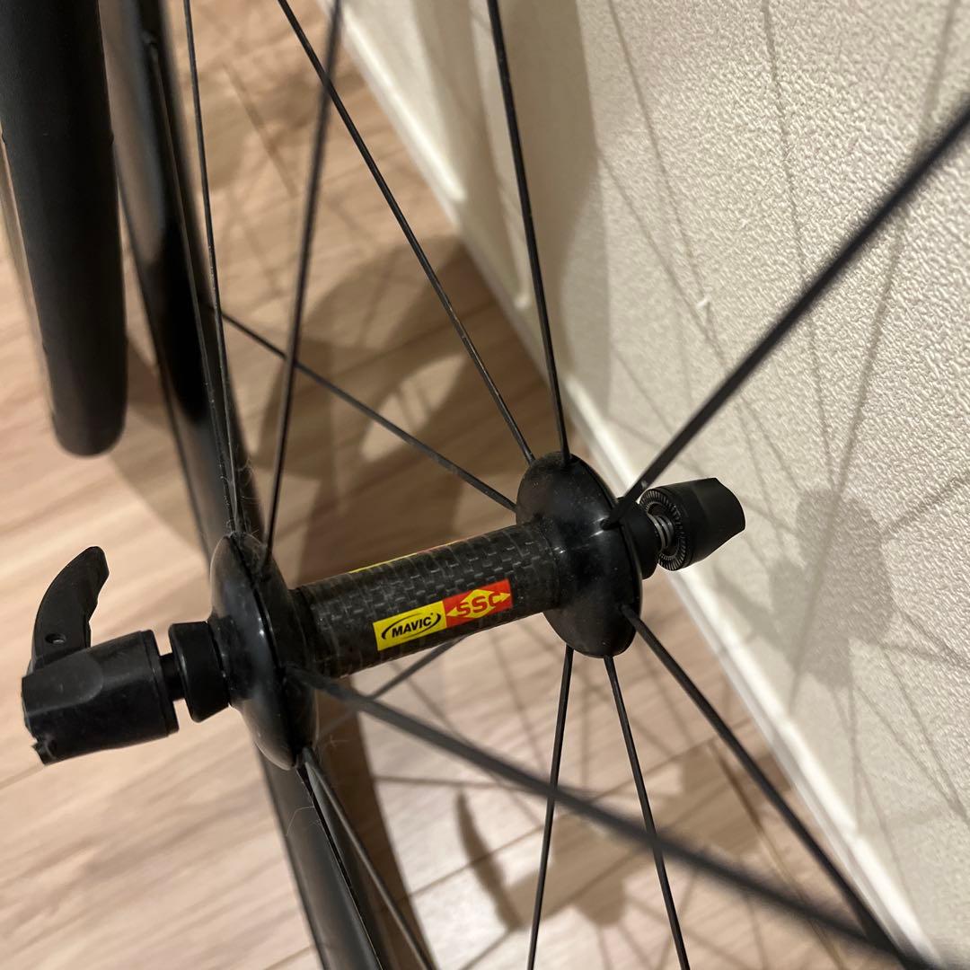 [値下げ]Mavic カーボンホイール 700C Shimano 8速
