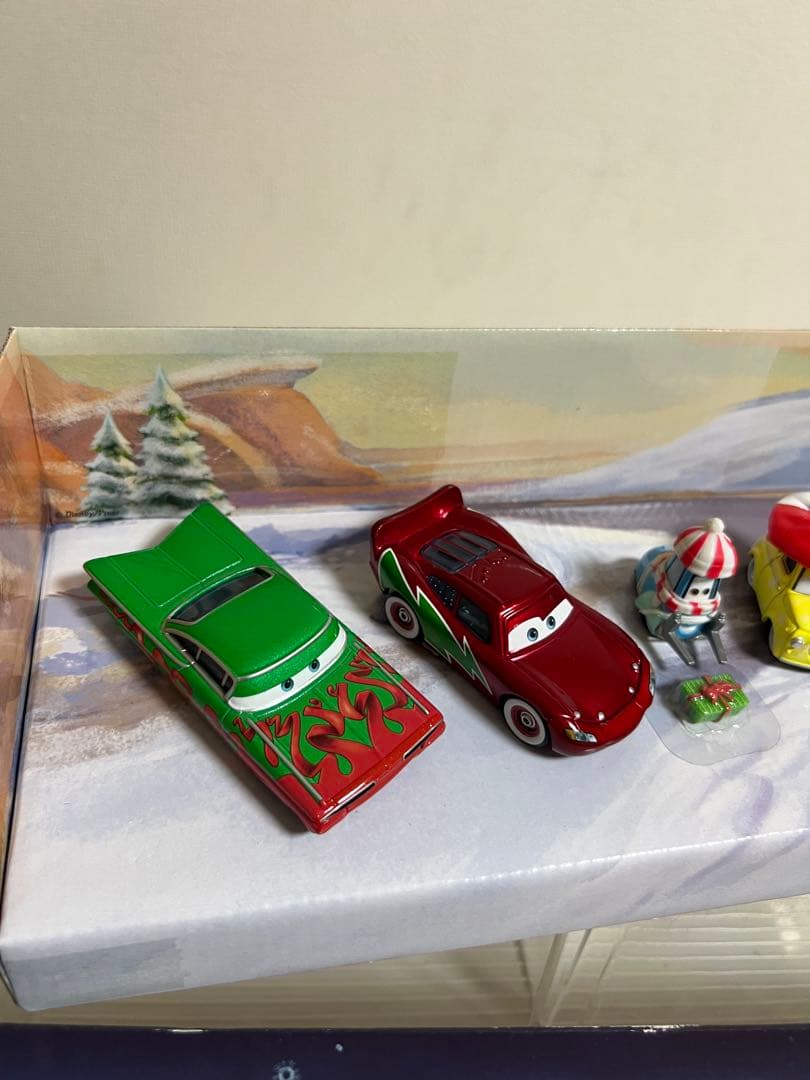 カーズ、マテル、ミニカー、限定、日本未発売、MaterSavesChrismas