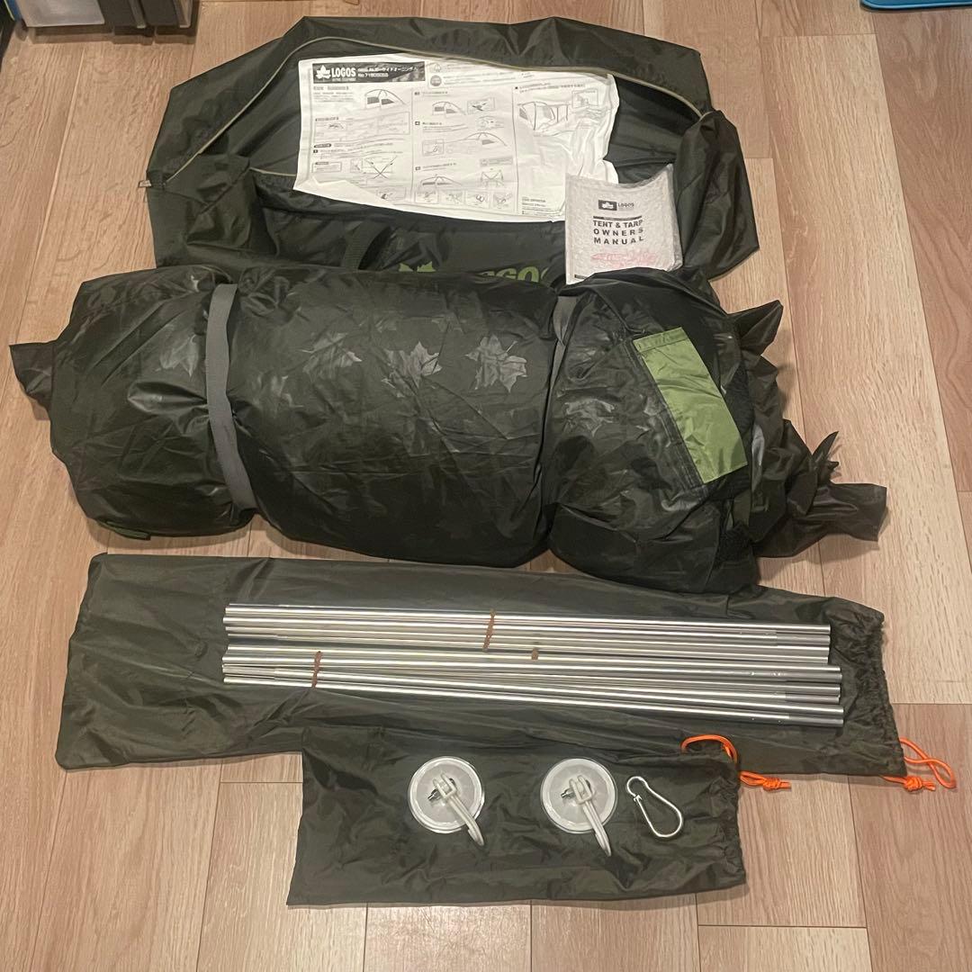 【美品】 ロゴス LOGOS neos AL カーサイドオーニング　車中泊