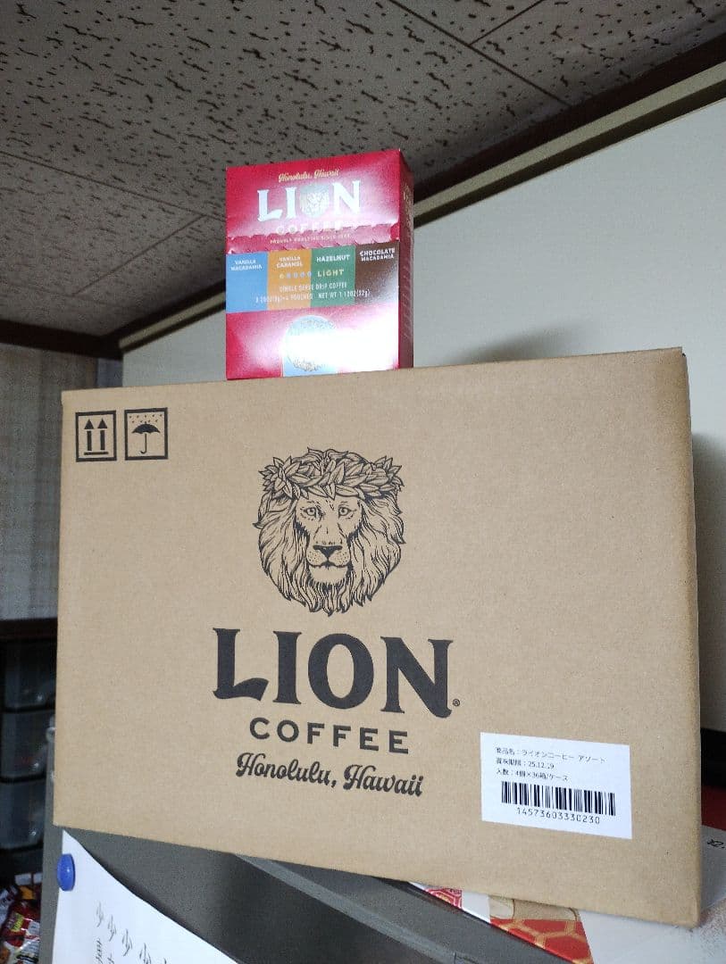 ●超特価！！●144袋（4種類×36箱）●ライオンコーヒー●アソート●