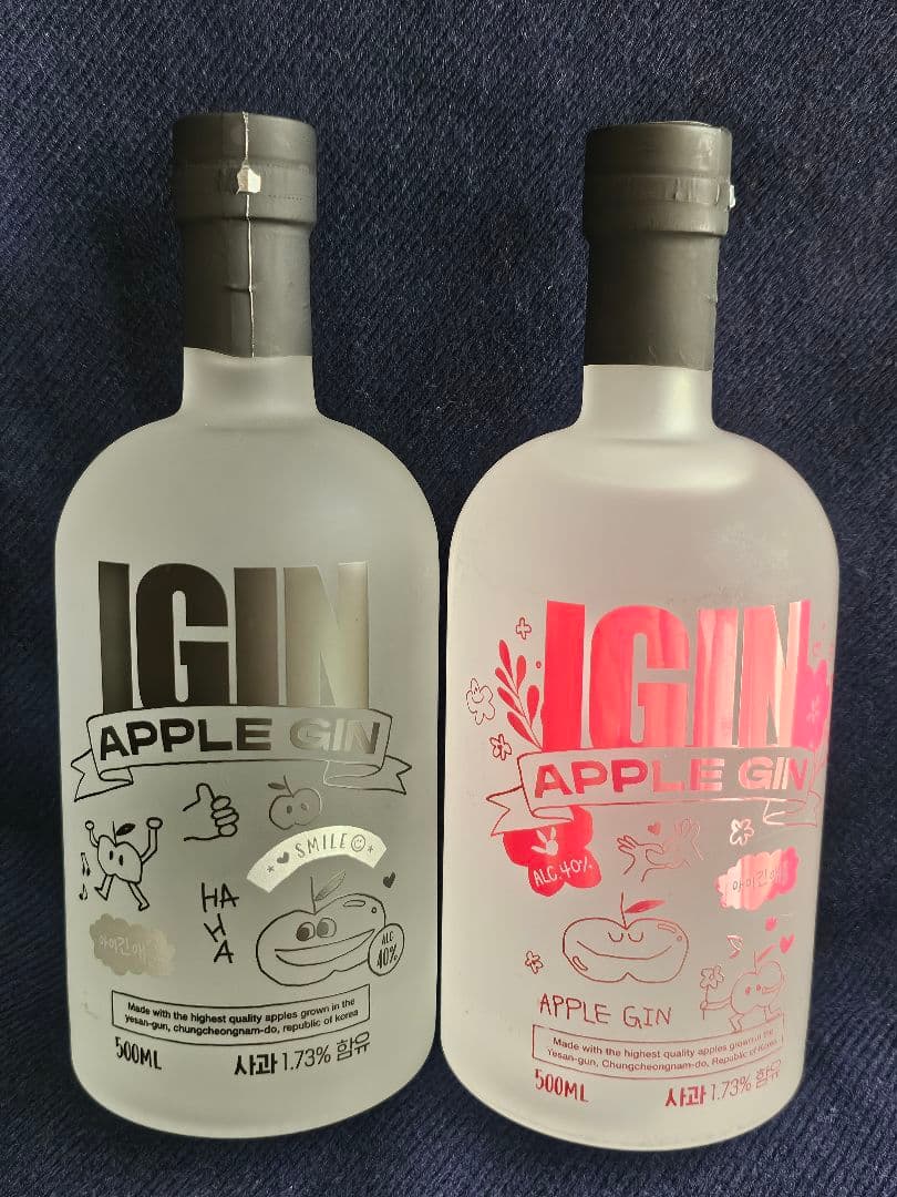 その他 IGIN APPLE GIN 500ml (Original & Spring)