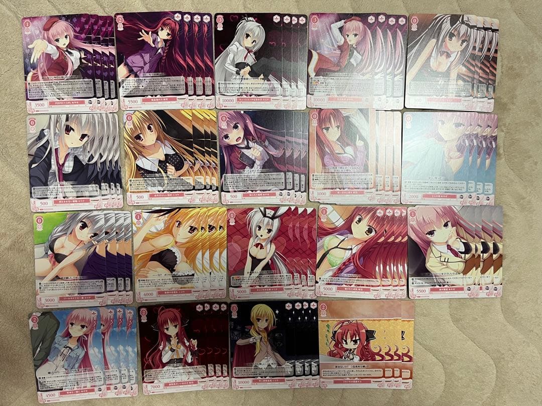 ヴァイスシュヴァルツロゼ ゆずソフト RR以下4コン + 4BOX購入特典付き