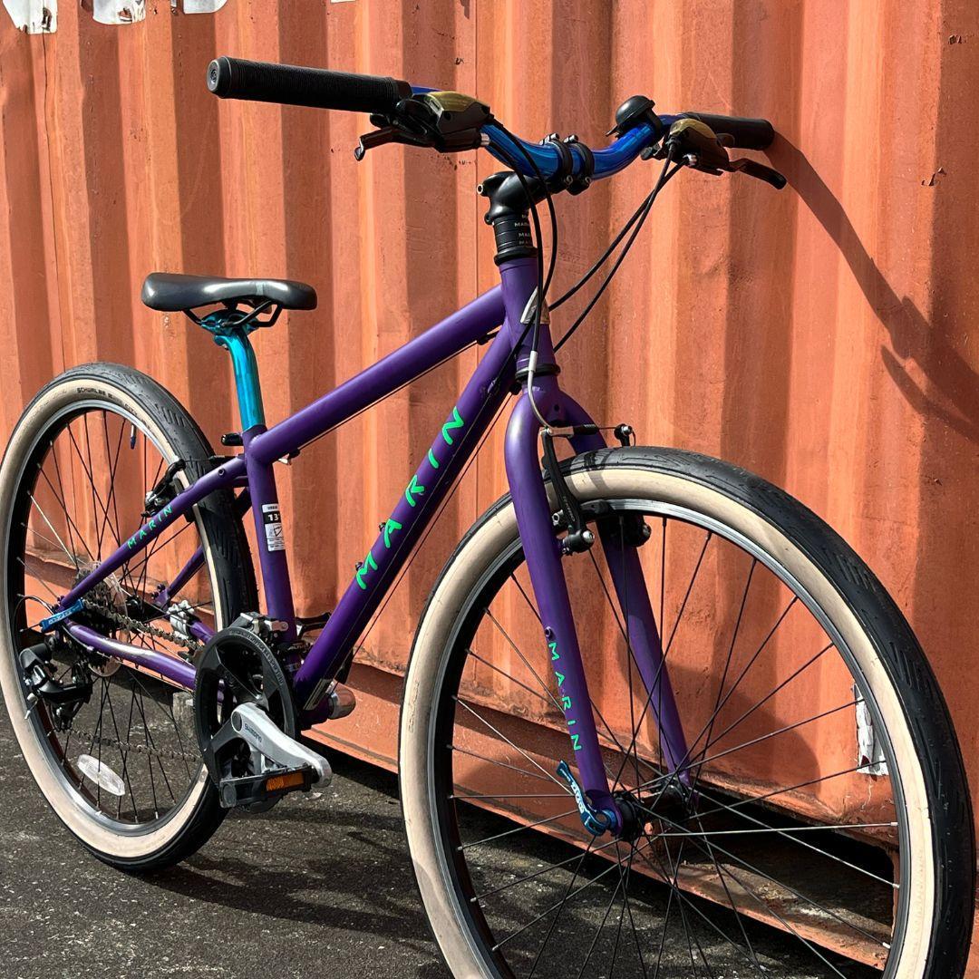 整備済み クロスバイクカスタム MARIN MUIRWOODS SE パープル