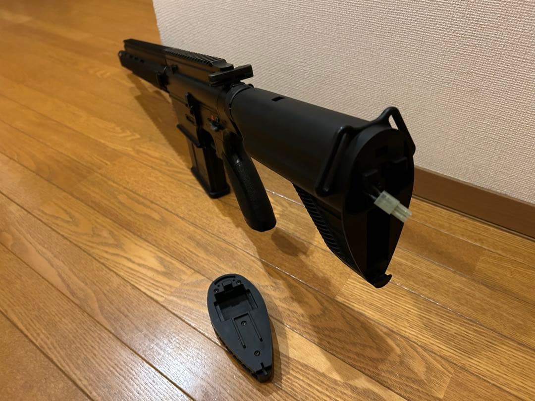 ポ*ド様 東京マルイ製 次世代HK417 D、右側レーザ刻印追加、メカボックス整