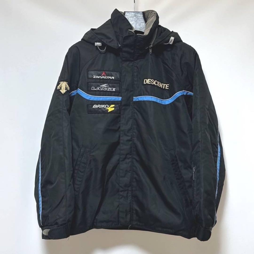DESCENTE　日本製　フード取外し可　ドローコード付き　スキーウェア 上下