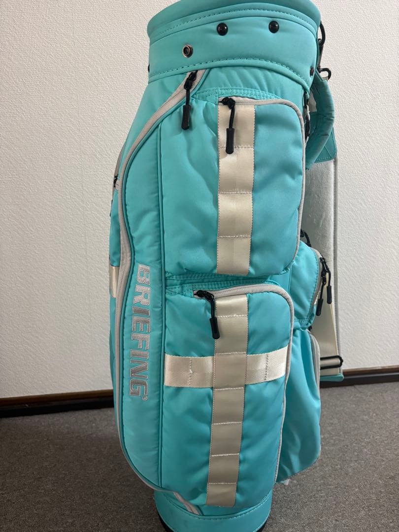BRIEFING キャディバッグ AQUA限定色