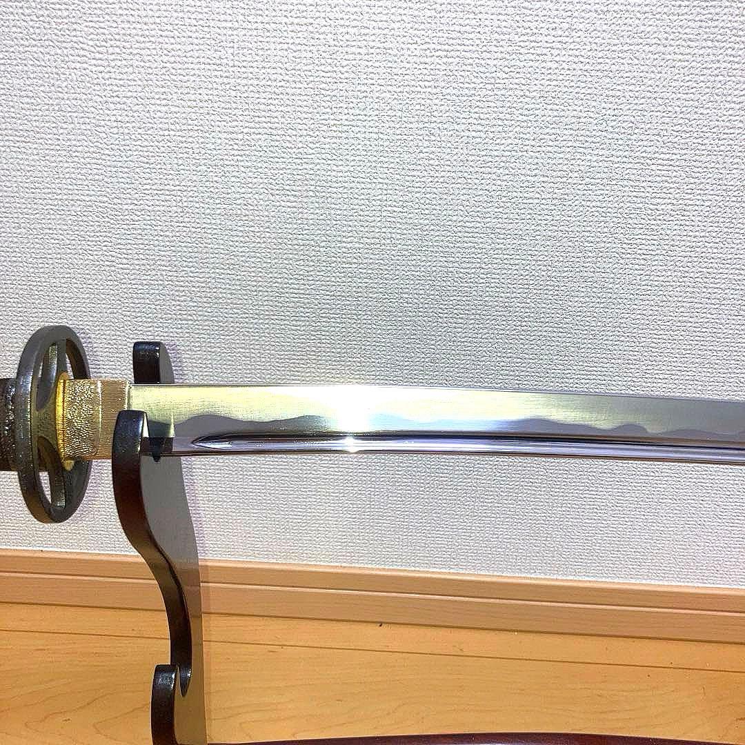 鑑賞用模造刀 大刀 模造刀用拵え 黒刷毛目塗り鞘