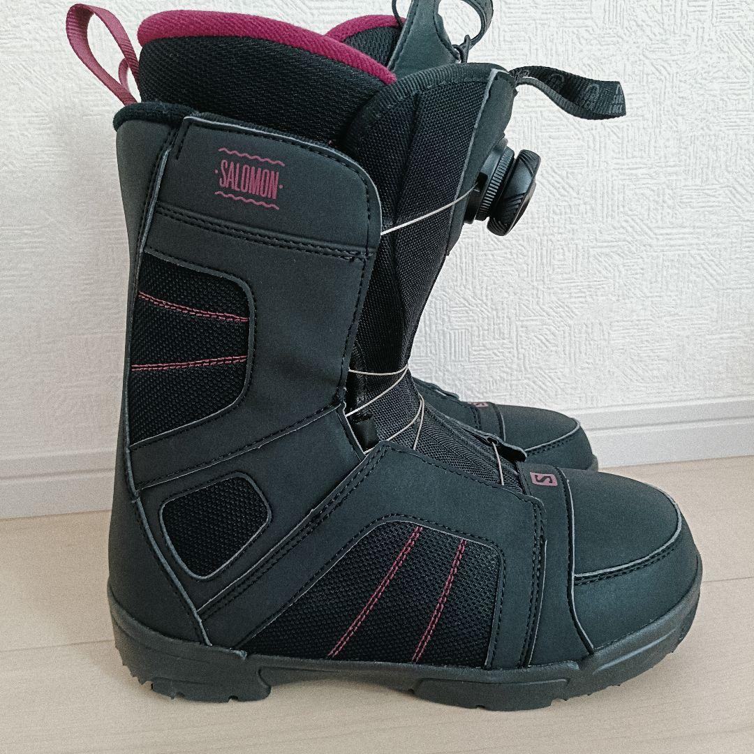 【美品】SALOMON SCARLET BOA 24.5cm
