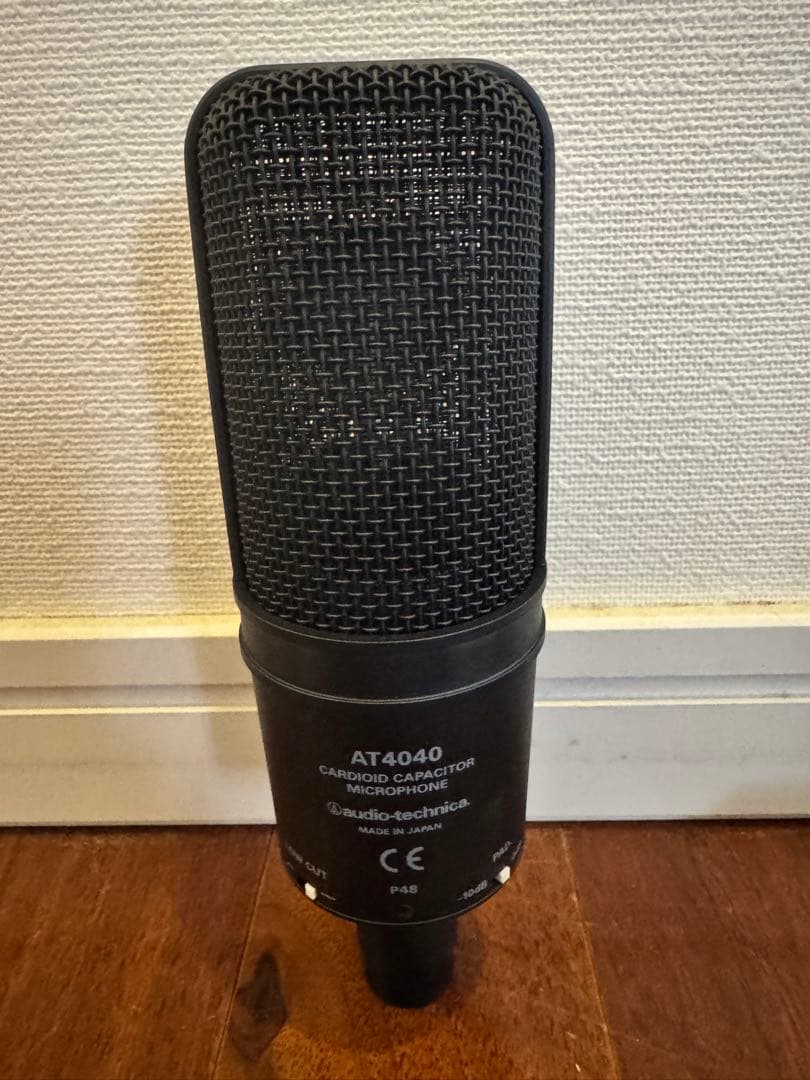 オーディオテクニカ AT4040 コンデンサーマイク スタンド、カバー付き