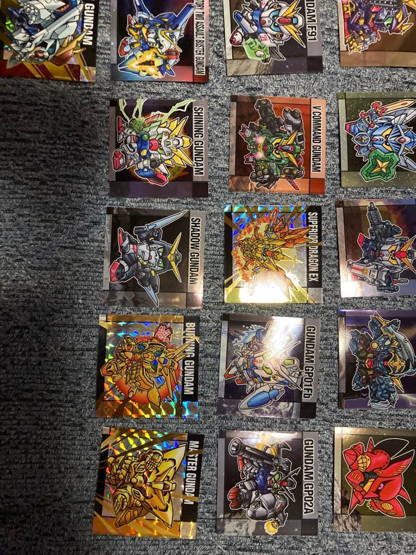 最新弾 元祖SDガンダム スナック 2弾 メタリックシール 全33種フルコンプ