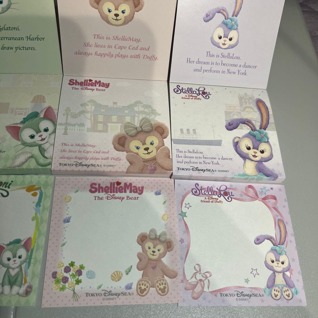 【在庫少】東京ディズニーシー ダッフィー＆フレンズ メモセット メモ帳