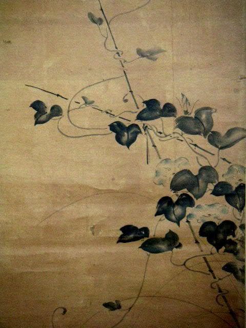 ♥掛軸　日本画　【 森村 宜稲 】　花鳥図　掛け軸　桐箱付き　骨董品