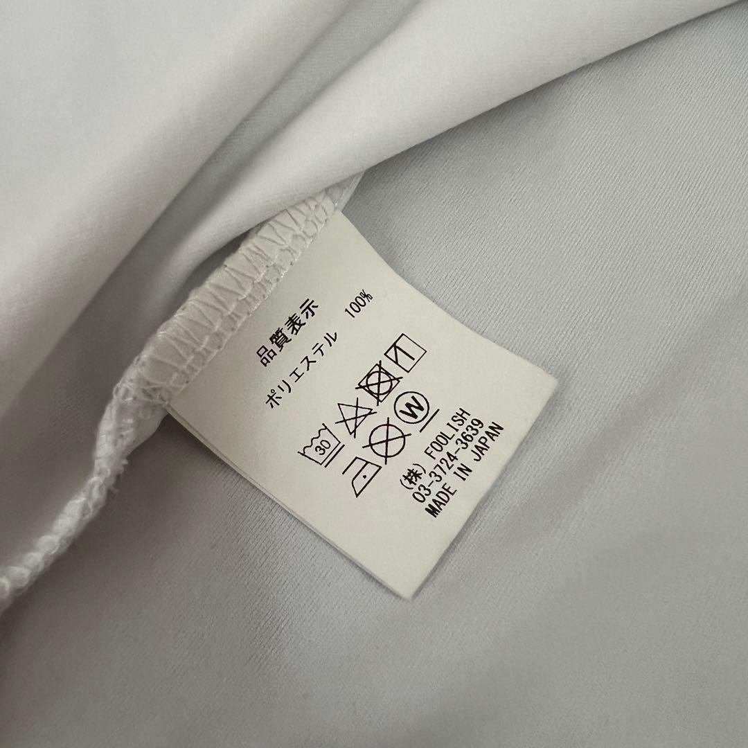 rough&swell ラフアンドスウェル　モックネック　半袖シャツ　L ロゴ