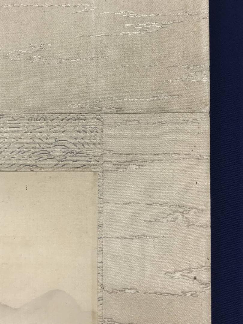 【真作】矢沢弦月/嵐峡筏下り図/山水図/嵐山図/掛軸/名家伝来/AC-52