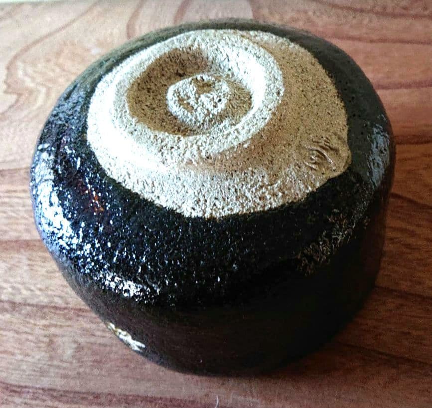 茶道具黒楽茶碗　道年造