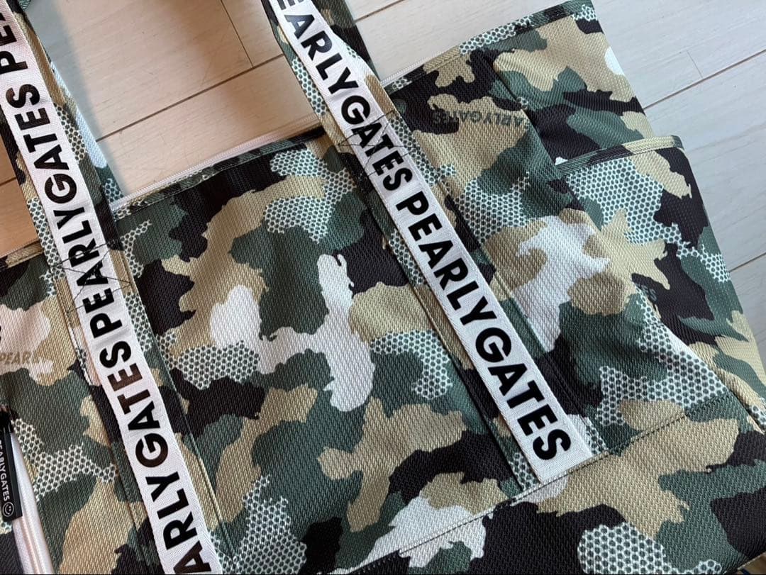 PEARLY GATES パーリーゲイツ 迷彩カモフラージュ柄 ロッカーバッグ