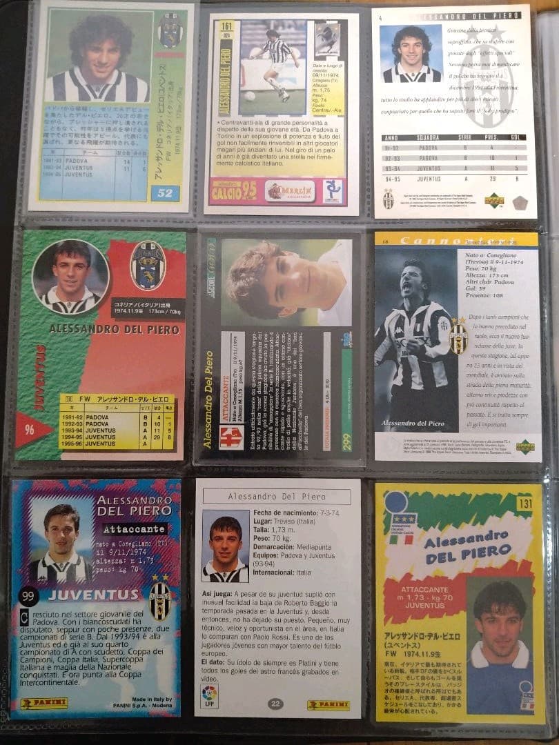 アレッサンドロ・デル・ピエロ　トレーディングカード