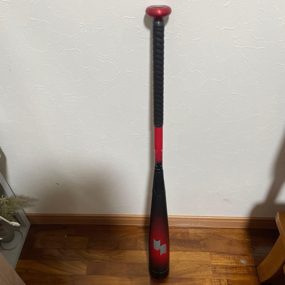 MM23 軟式バット 赤黒　レガシー　専用ケース付