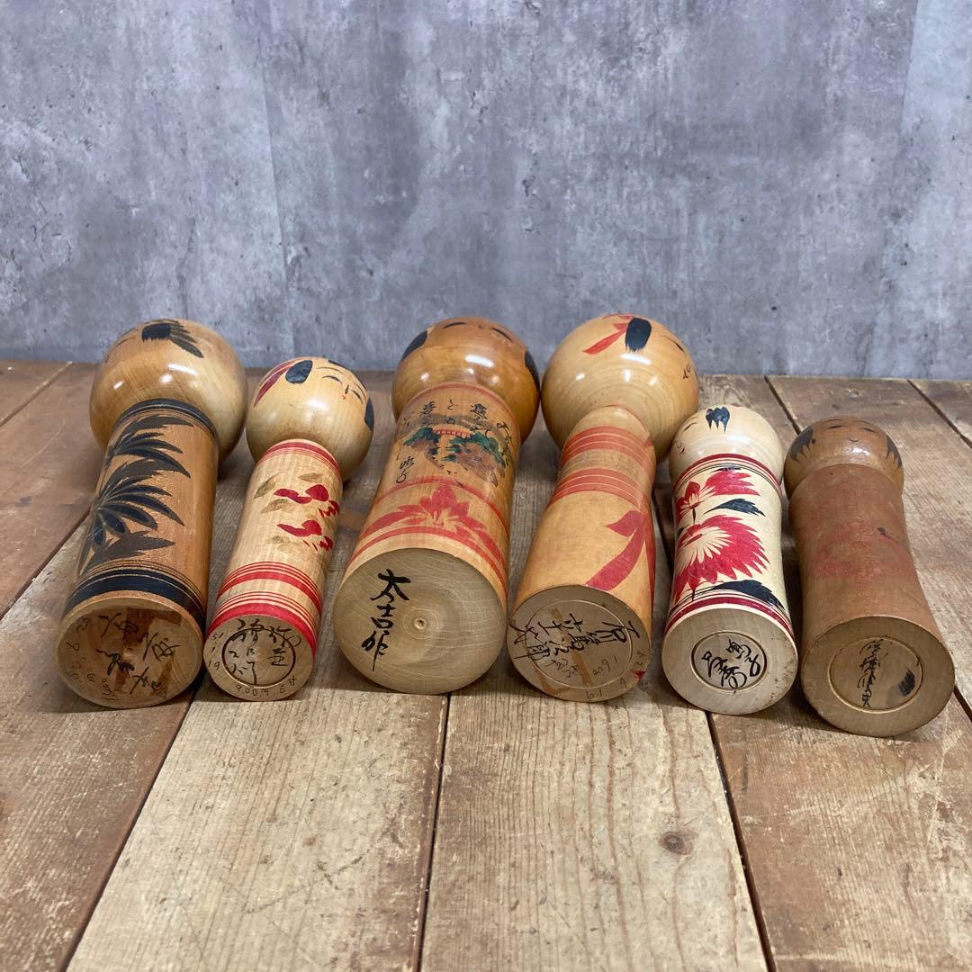 D-3 こけし 伝統工芸 民芸品 郷土玩具 # 鳴子こけし 弥治郎こけし 木製