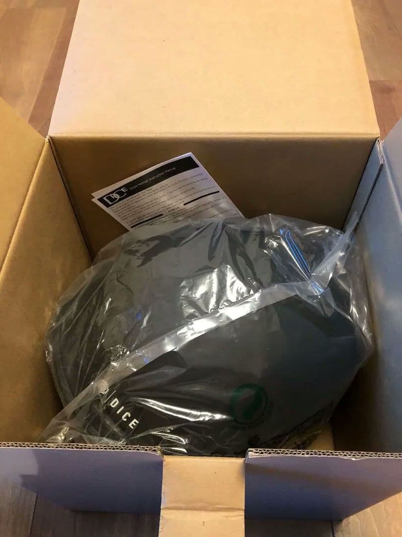 【新品未使用】DICE マットブラック ヘルメット D6