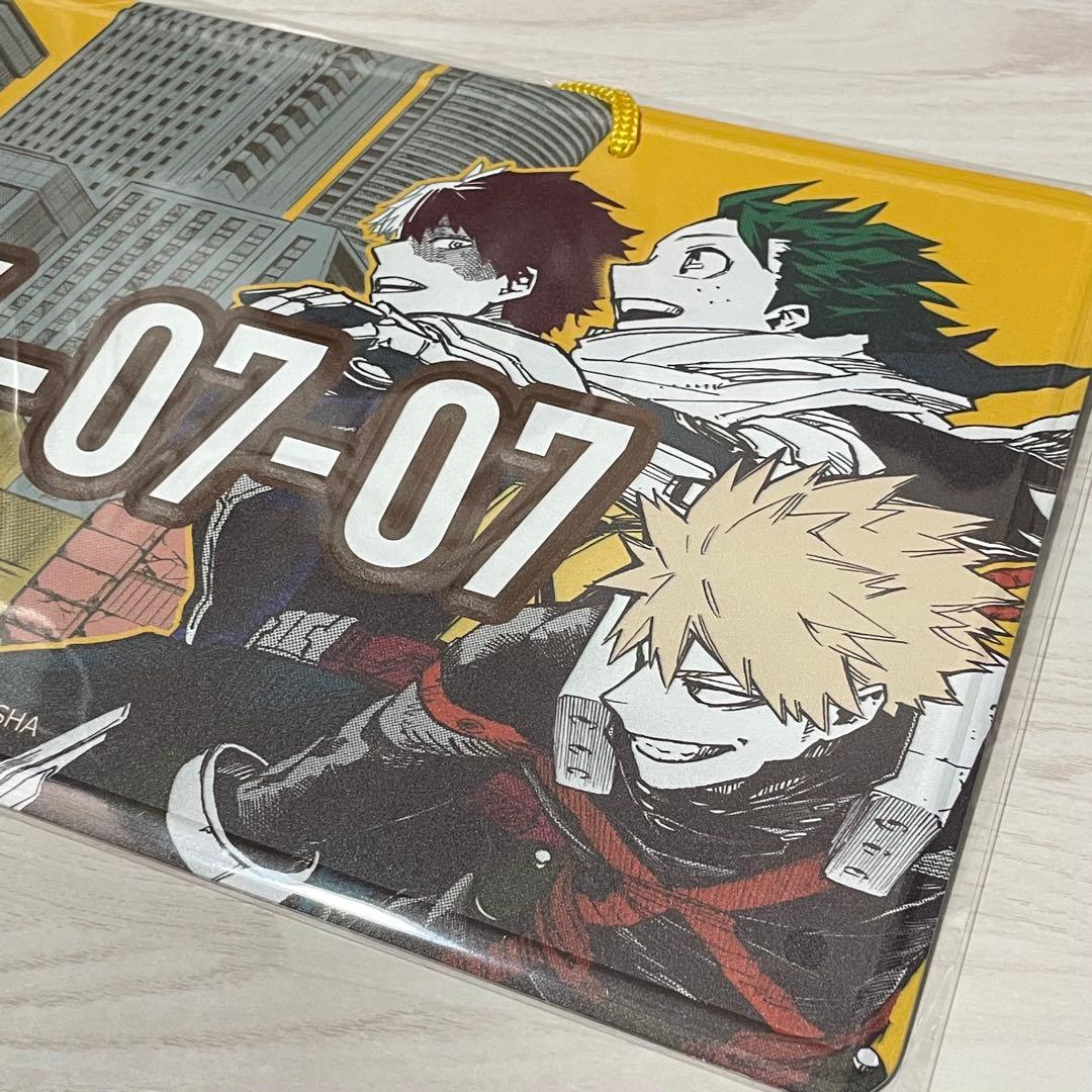 僕のヒーローアカデミア　ヒロアカフェア　アニバーサリーメタルプレート　原作