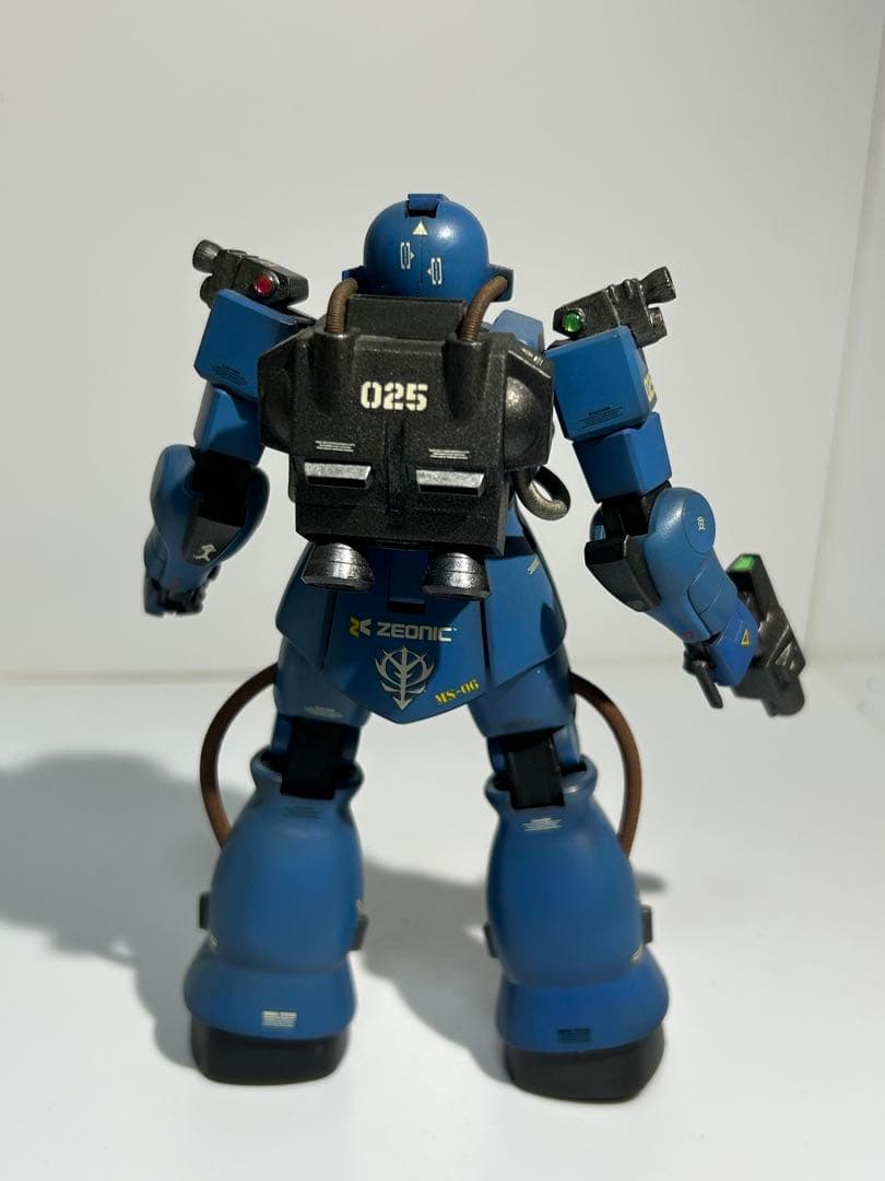 プラモデル　ガンプラ　組立済　旧 1/144 強行偵察型　全塗装　改修　完成品