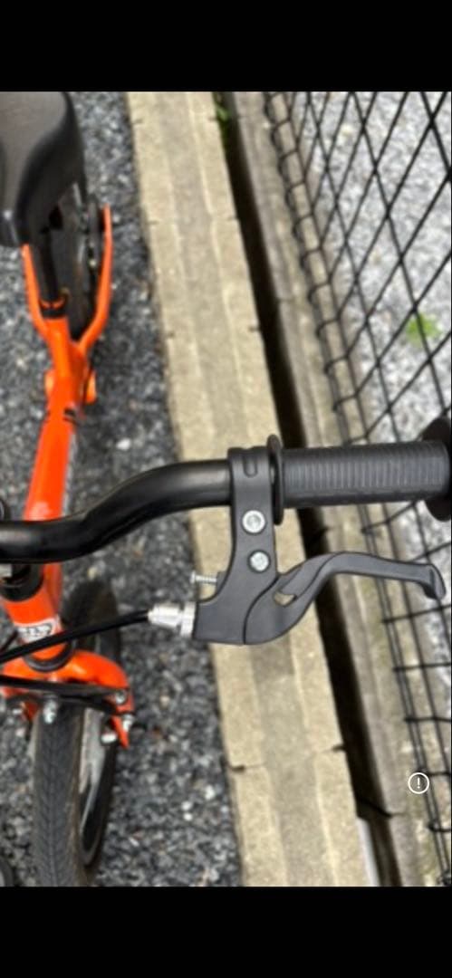 STRIDER 14x オレンジ バランスバイク レバー式ブレーキ