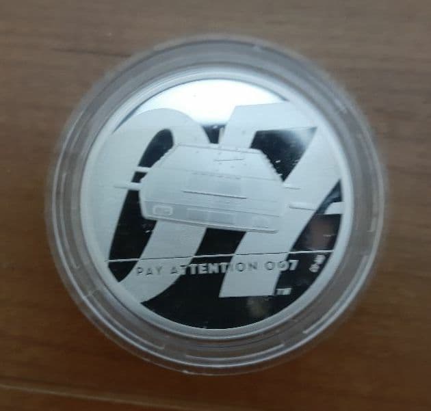 イギリス ジェームズボンド007 2020年 ２ポンド １オンス 銀貨 第2貨