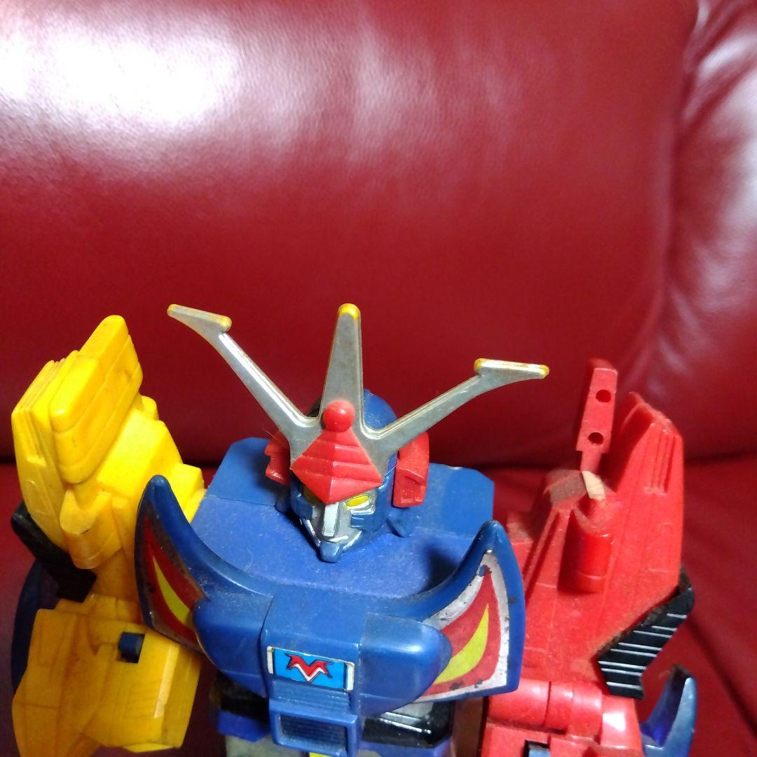 銀河烈風バクシンガー　合金　　４０年前の、ロボットフィギュア